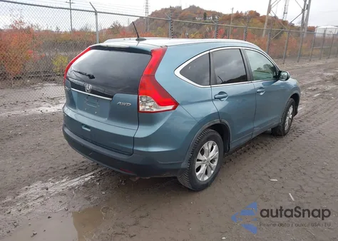 2013 Honda Cr-V Ex-L from USA, damaged, VIN 5J6RM4H75DL011854